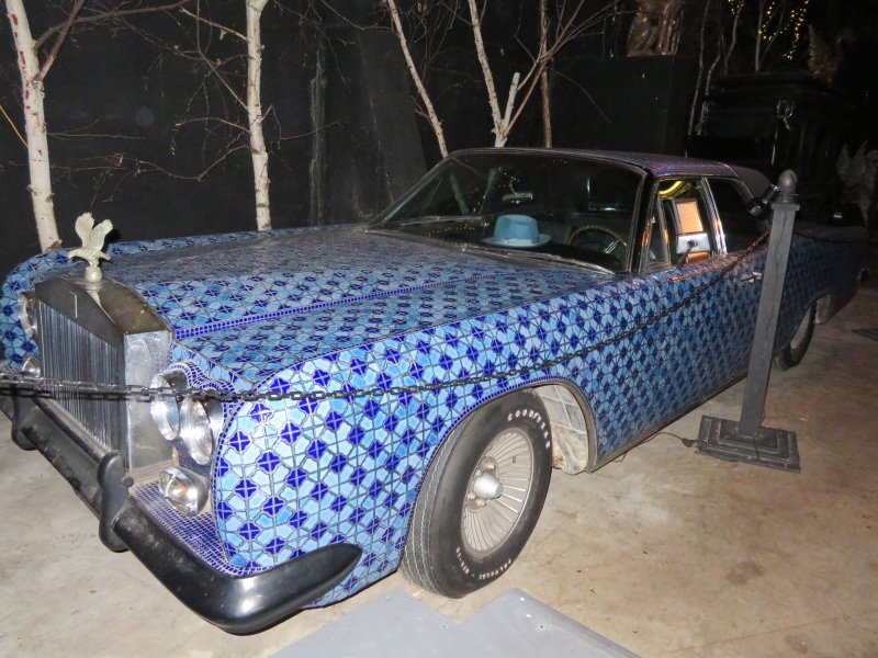 Lincoln Continental. Not painted but covered with ceramic tiles